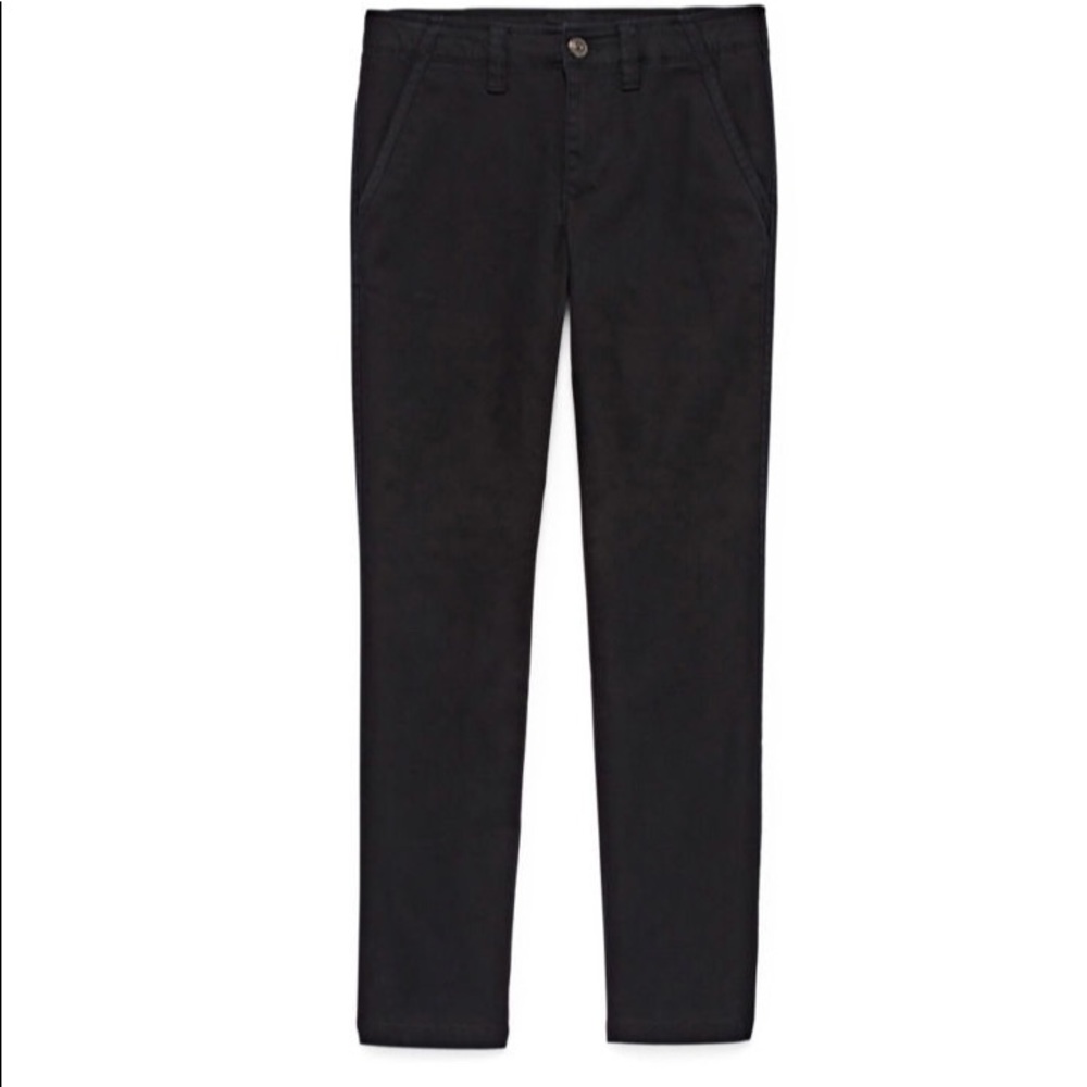 Women’s mid rise slim fit navy blue pants